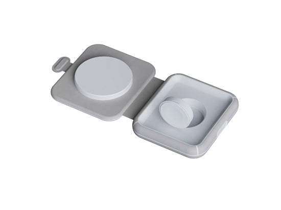 Chargeur de voyage sans fil pliable 2-en-1