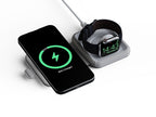 Chargeur de voyage sans fil pliable 2-en-1