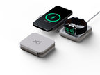 Chargeur de voyage sans fil pliable 2-en-1