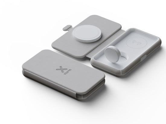 Chargeur de voyage sans fil pliable 3-en-1