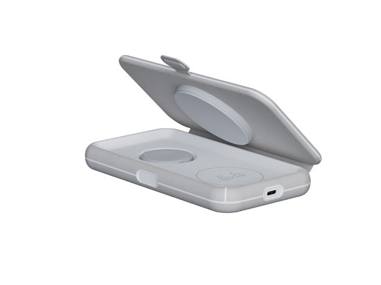 Chargeur de voyage sans fil pliable 3-en-1