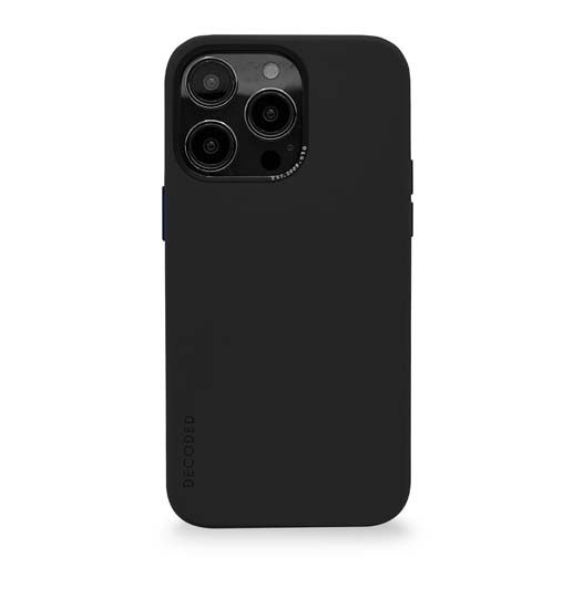 Protection intégrale iPhone 14 Pro Max, Coque Silicone Noir Mate +