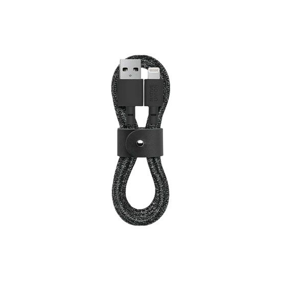 Eco Belt Câble USB-A vers Lightning (1.2m) Noir - Native Union