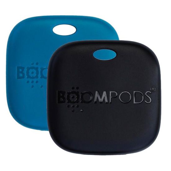 Boomtag Rechargeable Duo Pack Bleu & Noir - Boompods