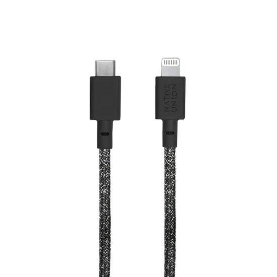 Eco Belt Câble USB-C vers Lightning (3m) Noir - Native Union