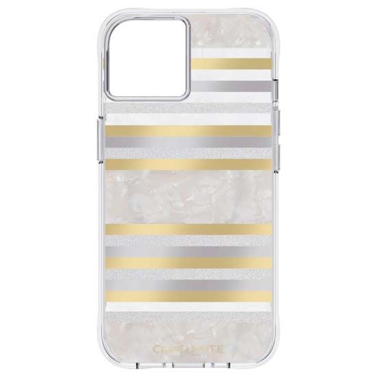 Pearl Stripes MagSafe iPhone 14 - Case Mate