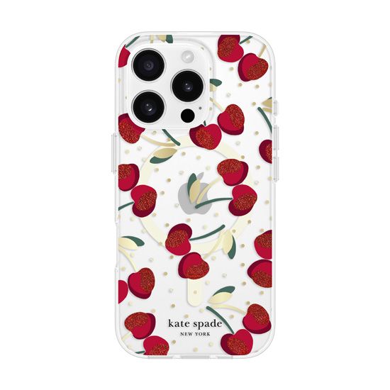 Kate Spade Cherry Dot Magsafe iPhone 16 Pro - Case Mate