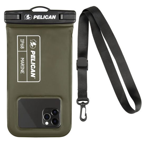 Étui waterproof flottant Pelican Marine Olive - Case Mate