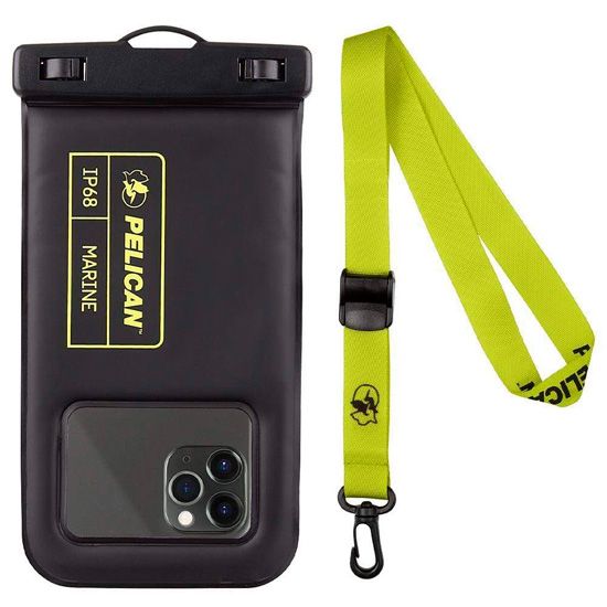 Étui waterproof flottant Pelican Marine Noir/Jaune - Case Mate