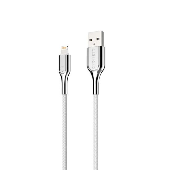 Câble ARMOURED Lightning vers USB-A (3m) Blanc - Cygnett