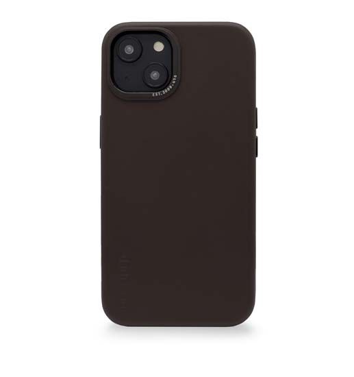 Coque MagSafe en cuir iPhone 14 Marron - Decoded