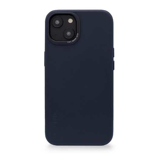 Coque MagSafe en cuir iPhone 14 Bleu - Decoded