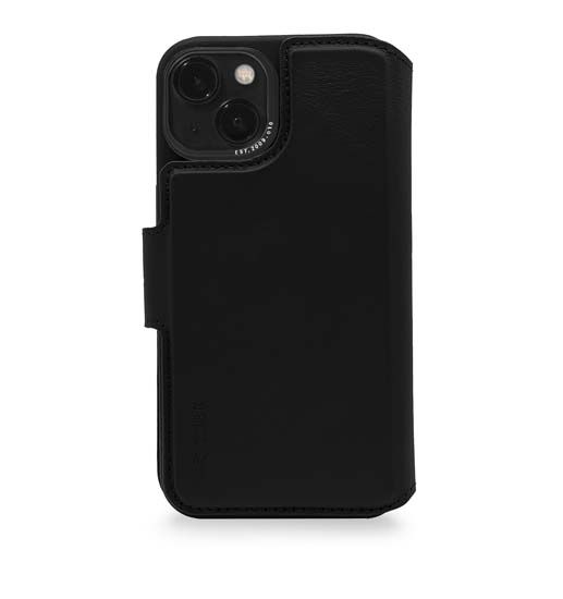 Folio Détachable MagSafe en cuir iPhone 14 Noir - Decoded