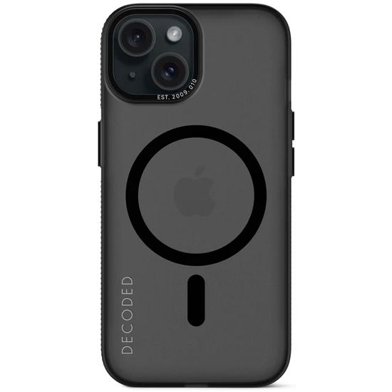 Coque Plastique Recyclé iPhone 15 Noir - Decoded