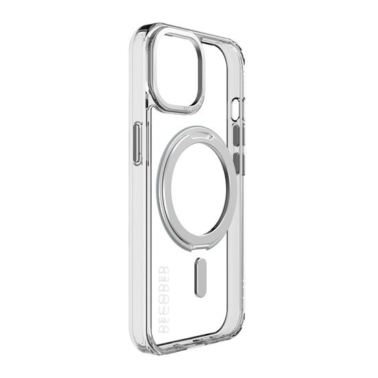 Loop Stand Plastique Recyclé iPhone 15 Clear - Decoded