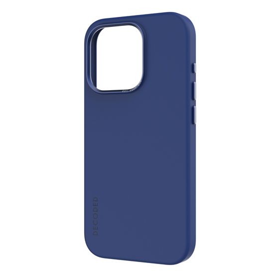 Coque MagSafe Silicone Antimicrobienne iPhone 15 Pro Bleu - Decoded