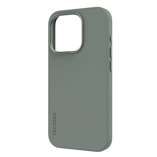 Coque MagSafe Silicone Antimicrobienne iPhone 15 Pro Vert - Decoded