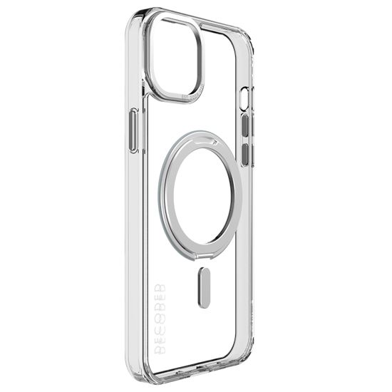 Loop Stand Plastique Recyclé iPhone 15 Plus Clear - Decoded