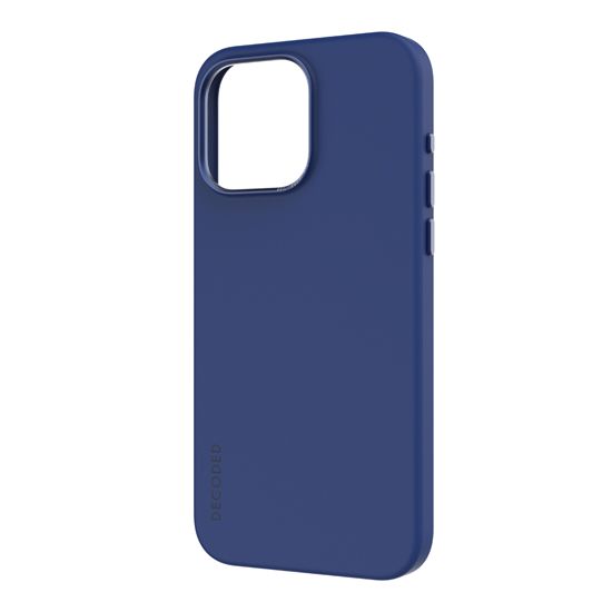 Coque MagSafe Silicone Antimicrobienne iPhone 15 Pro Max Bleu - Decoded
