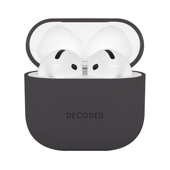 AirCase Silicone AirPods 4 Noir - Decoded