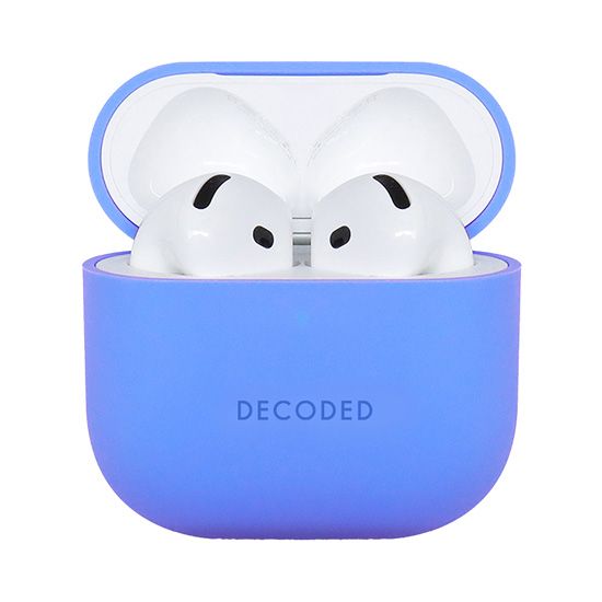 AirCase Silicone AirPods 4 Bleu - Decoded