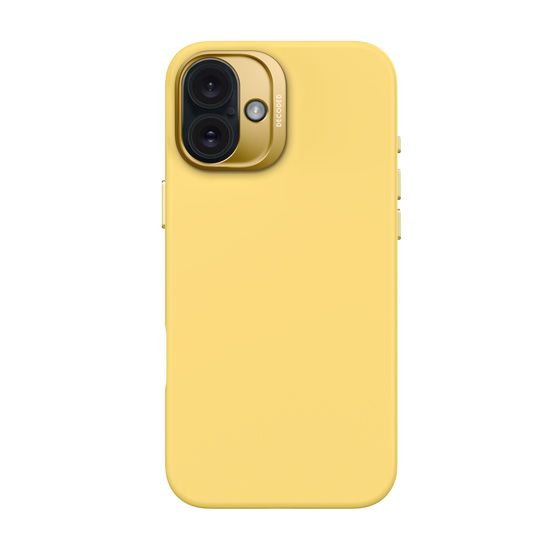 Coque MagSafe Silicone Antimicrobienne iPhone 16 Plus Jaune - Decoded