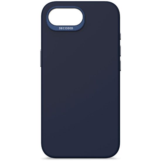 Coque MagSafe Silicone Antimicrobienne iPhone 16e Navy - Decoded