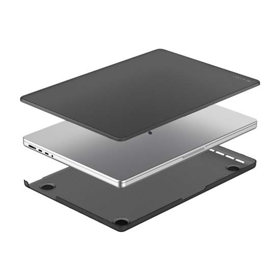 Coque Hardshell Dots d'Incase pour MacBook Pro 14″ - Noir - Apple (BE)