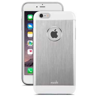 iGlaze Armour iPhone 6 Plus/6S Plus Silver - Moshi