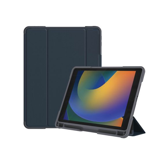 Folio Academy iPad 10.2 (7/8/9th gen) Bleu Polybag - MW