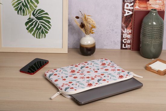 Housse PC Portable Mw MacBook Pro/Air 13'' Basics Eco Rouge/Blanc recyclée  sur