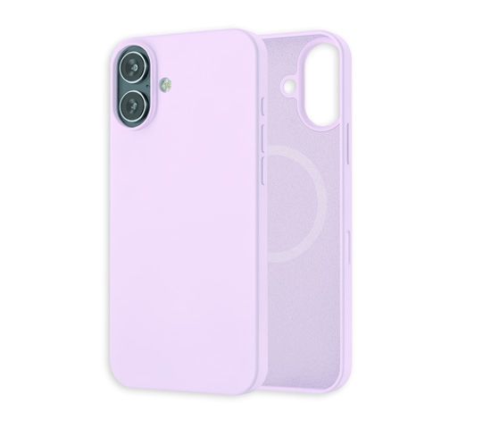 Coque silicone MagSafe iPhone 16 Plus Lilas - MW