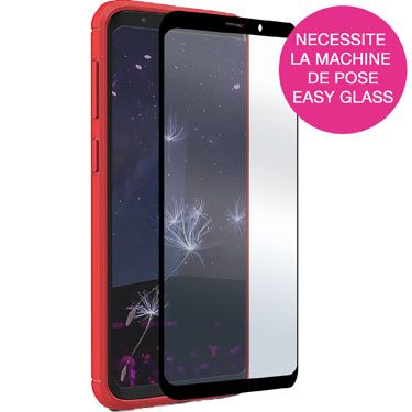 Easy glass Case Friendly Galaxy A8 Noir - MW