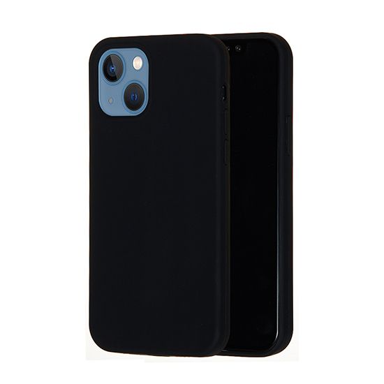 Coque Liquid Silicon iPhone 13 Noir Polybag - MW for Business
