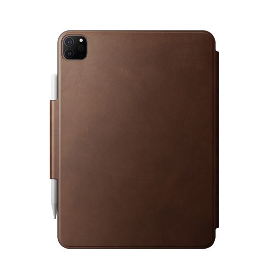 Folio Magnétique iPad Air 11(2024-M2)/10.9(2020/22-4th/5th gen)&Pro11(2018/22-1/2/3/4thgen) Marron - Nomad