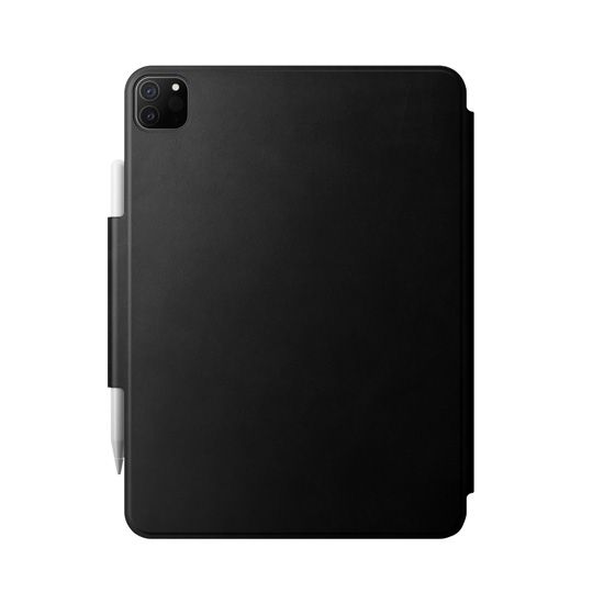 Folio Cuir Magnétique Apple Pencil iPad Air 10.9 (4th/5th gen)&iPad Pro 11 (4th/3rd/2nd/1st gen)Noir - Nomad