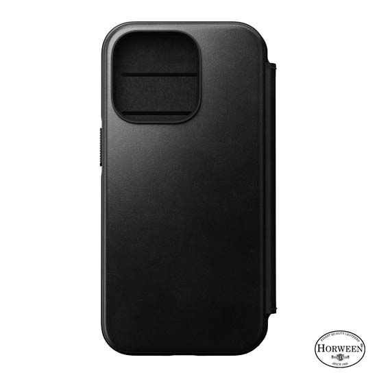 Folio Modern Horween MagSafe iPhone 14 Pro Noir - Nomad