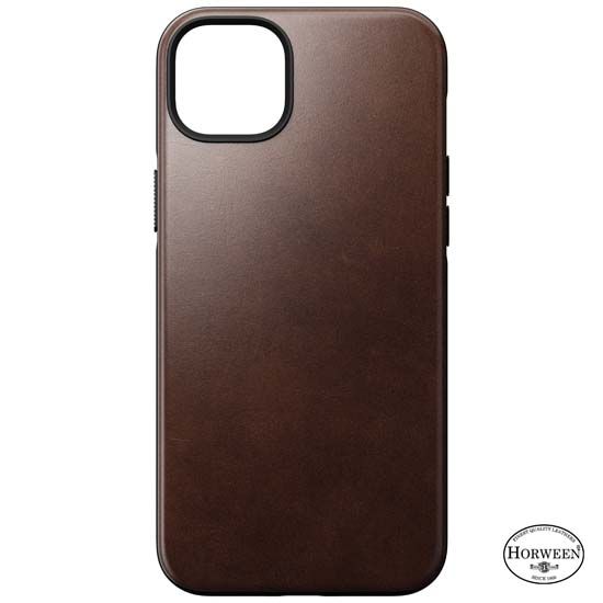 Modern Horween MagSafe iPhone 14 Plus Marron - Nomad