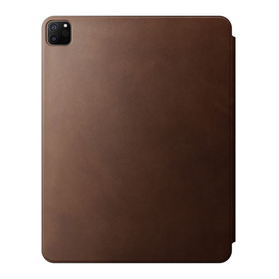Folio Cuir Magnétique iPad Air 13 (2024-M2) iPad Pro 12.9 (6th/5th/4th/3rd gen) Marron - Nomad