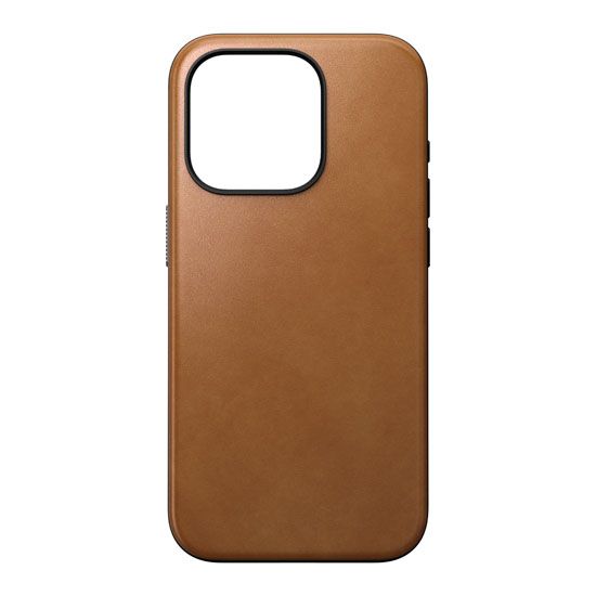 Coque Modern Cuir iPhone 15 Pro English Tan - Nomad