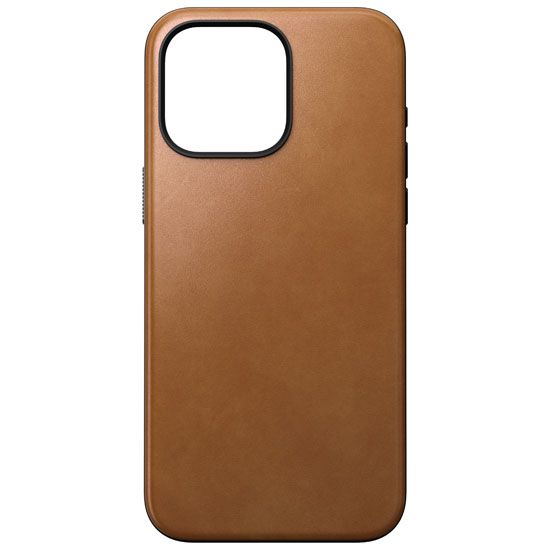 Coque Modern Cuir iPhone 15 Pro Max Pro English Tan - Nomad