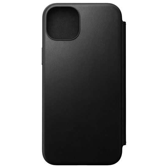 Folio Modern Cuir iPhone 15 Plus Noir - Nomad