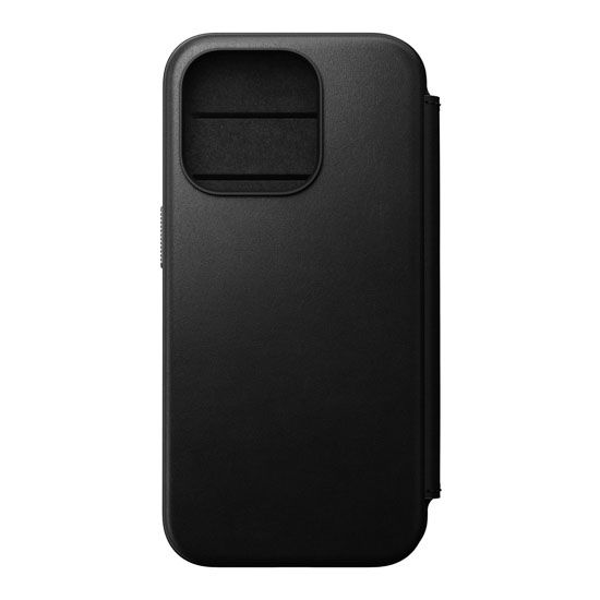 Folio Modern Cuir iPhone 15 Pro Noir - Nomad