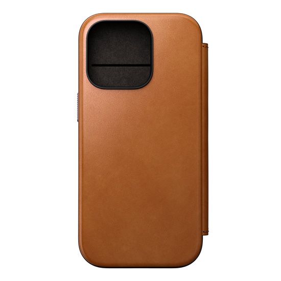 Folio Modern Cuir iPhone 16 Pro English Tan - Nomad