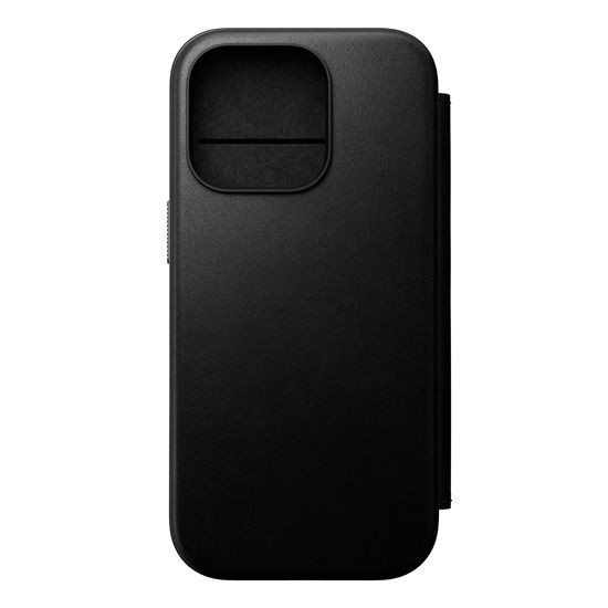 Folio Modern Cuir iPhone 16 Pro Noir - Nomad