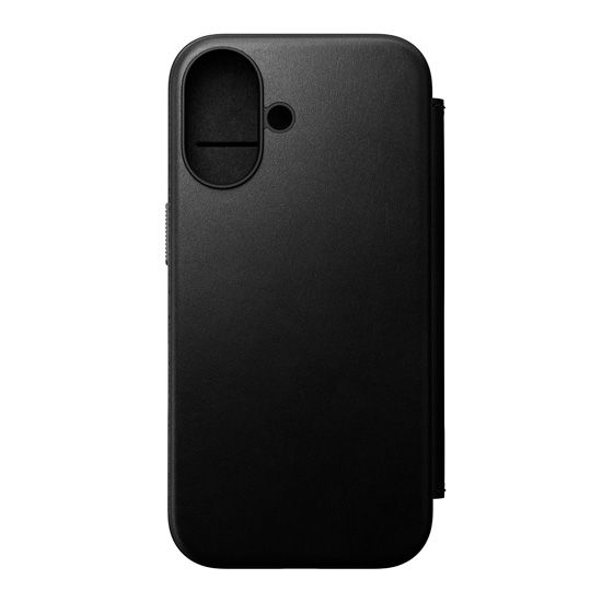 Folio Modern Cuir iPhone 16 Noir - Nomad