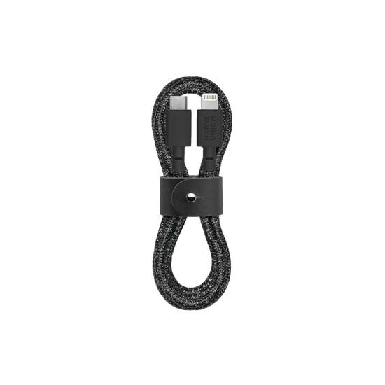 Eco Belt Câble USB-C vers Lightning (1.2m) Noir - Native Union