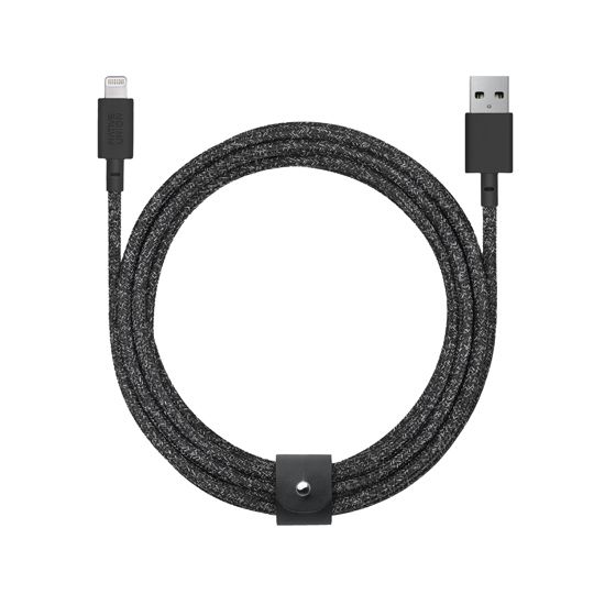 Câble Belt USB vers Lightning (3m) Noir - Native Union