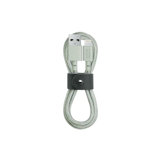Câble Belt USB vers Lightning (1.2m) Vert - Native Union