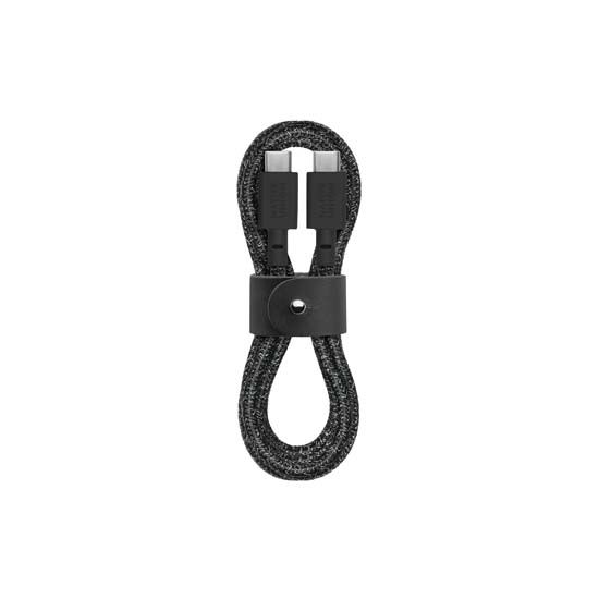 ECO Belt Cable USB-C vers USB-C (1.2m) Noir - Native Union